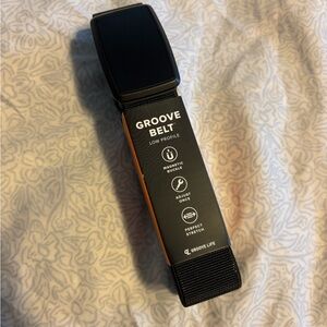 Black and Orange Sleek Belt